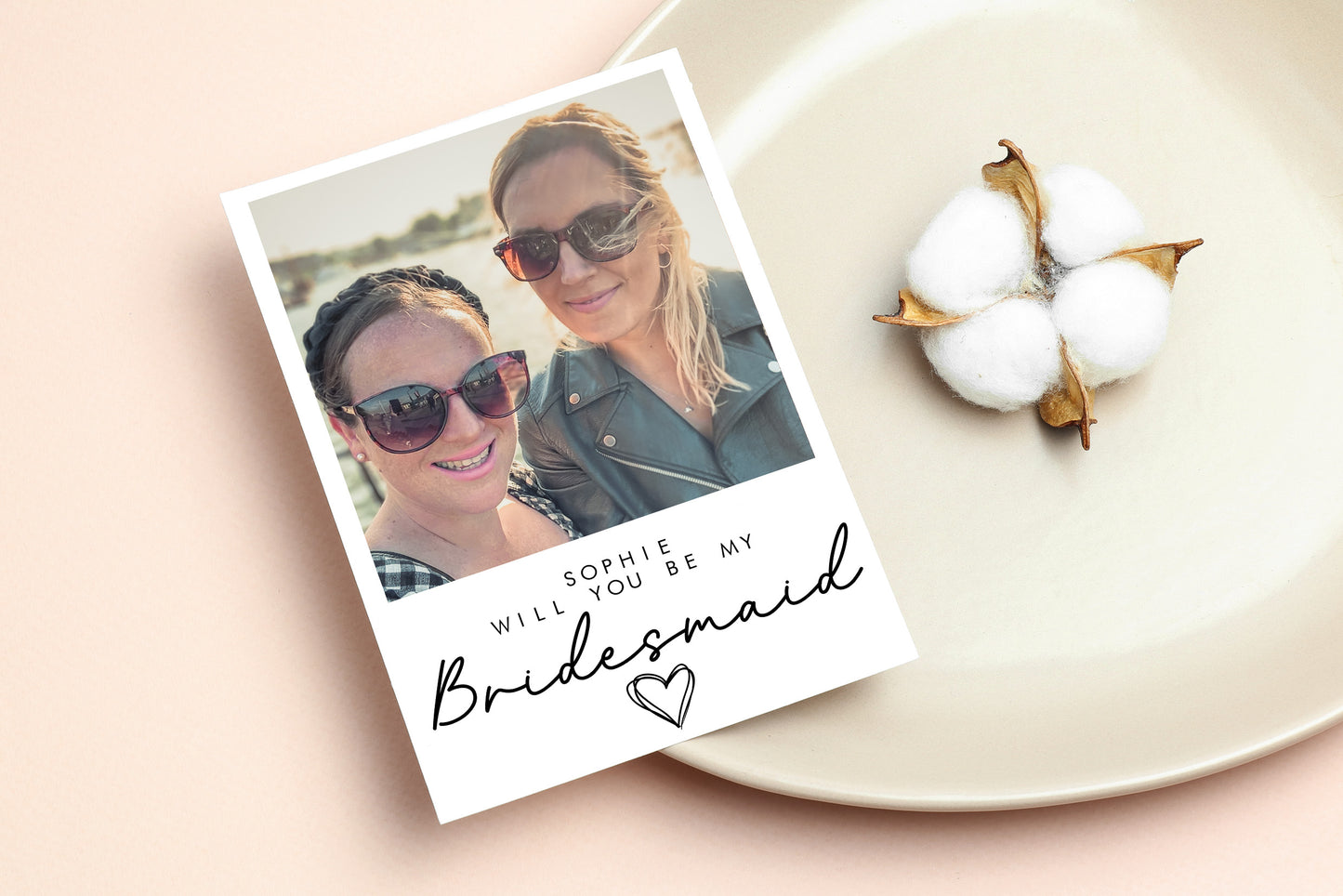 Personalised Bridesmaid Proposal Card