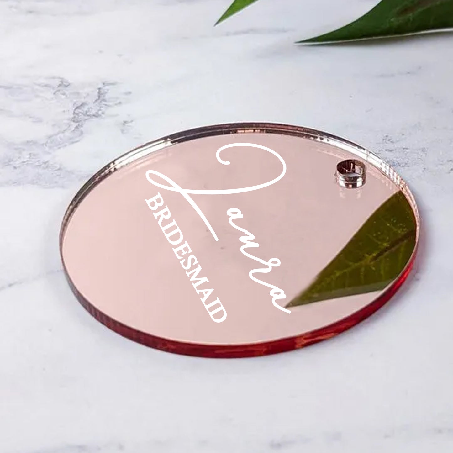 Personalised Rose Gold Hanger Tag