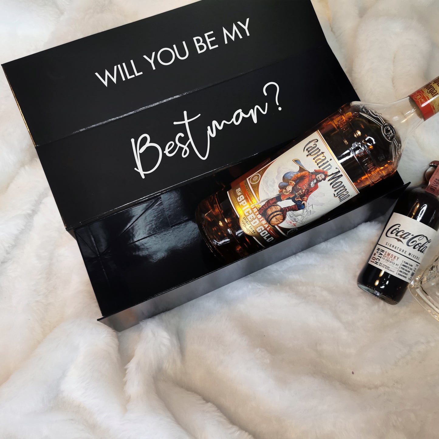 Personalised Bride and Bridesmaid Gift Bottle Box