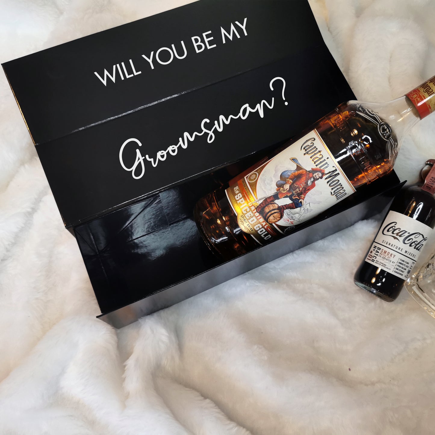 Personalised Bride and Bridesmaid Gift Bottle Box