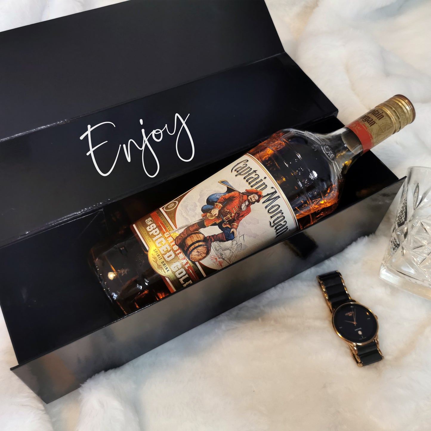 Personalised Bottle Box for the Bride and Groom