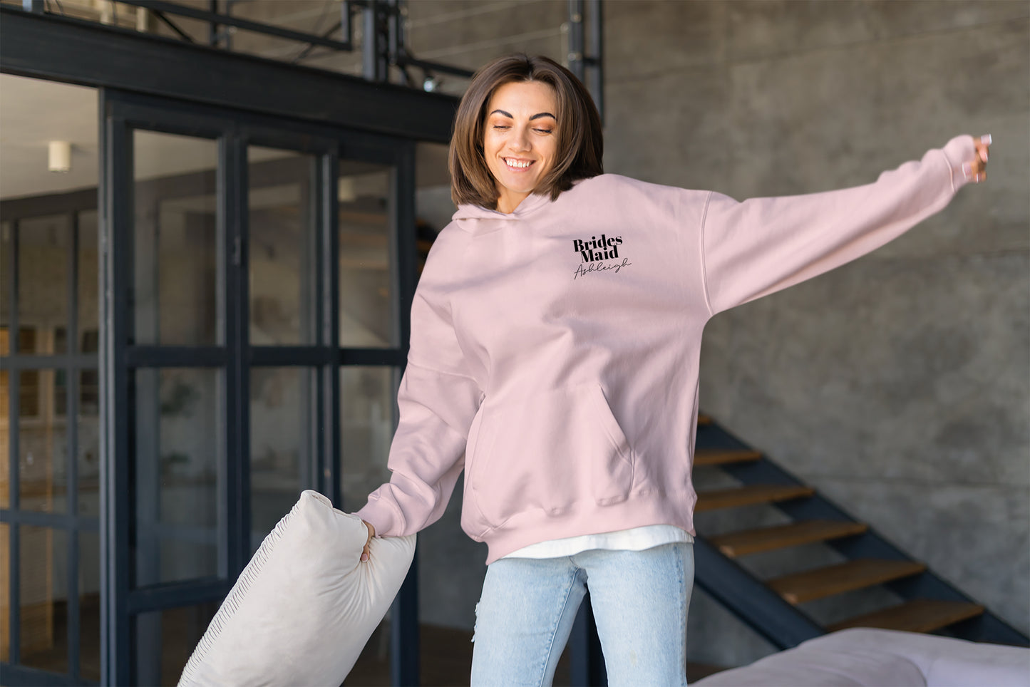 Premium Personalised Bridesmaid and Bridesman Hoodie