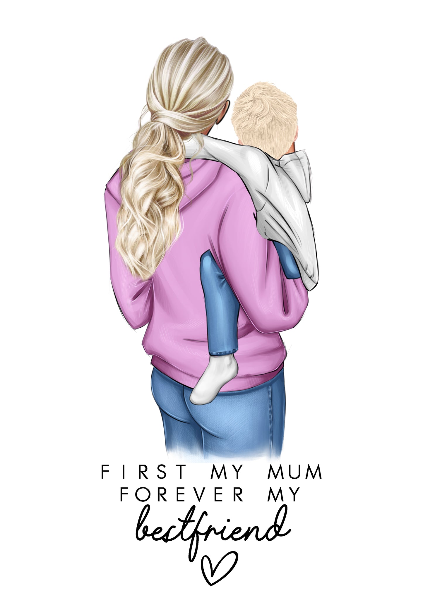 Personalised Mothers Day Illustration