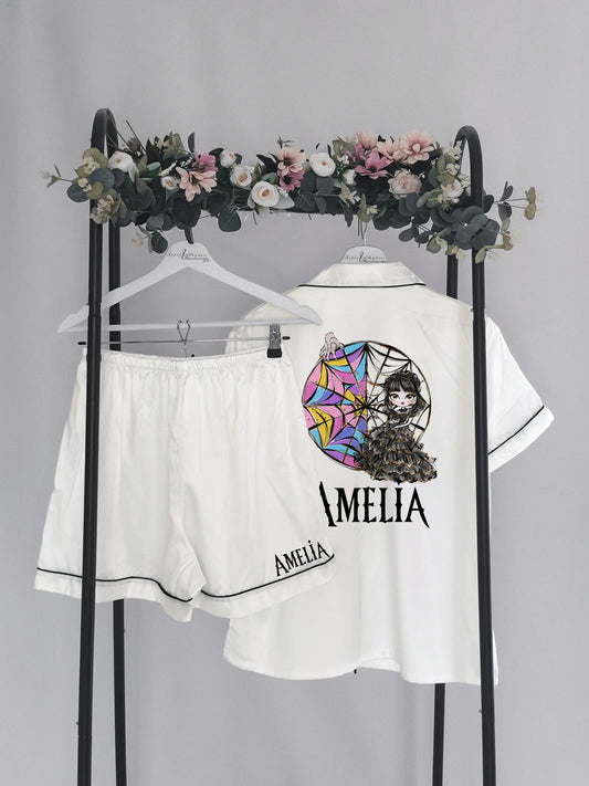 Personalised Wednesday Pyjamas for Girls