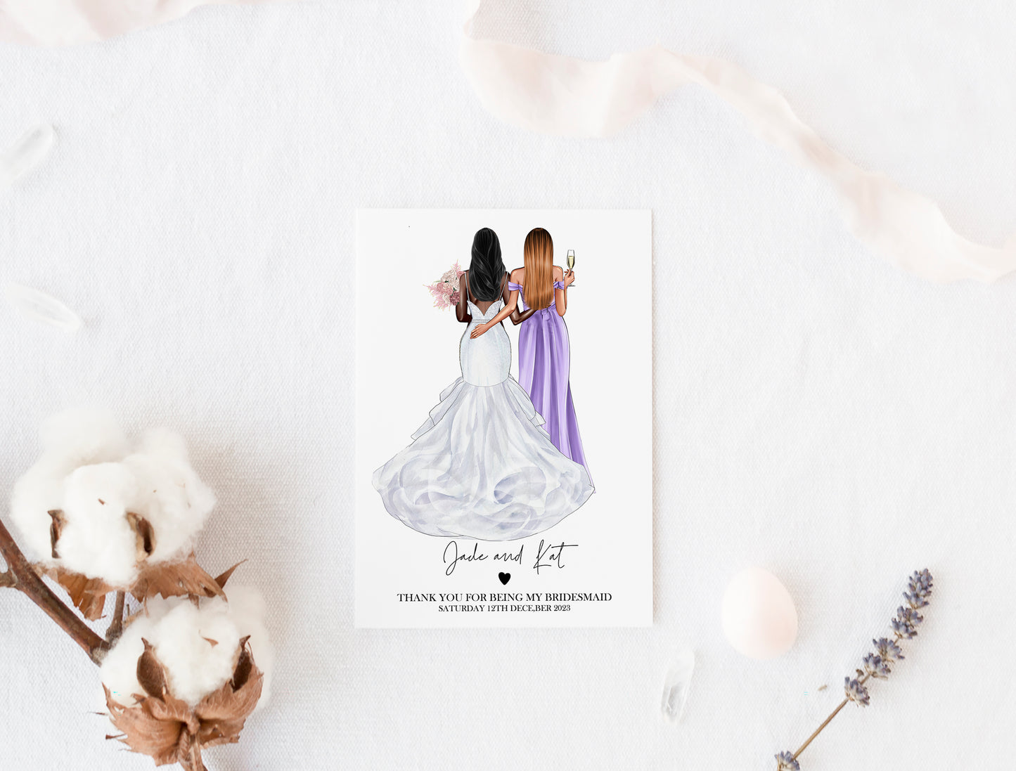 Bridesmaid Thank You Print